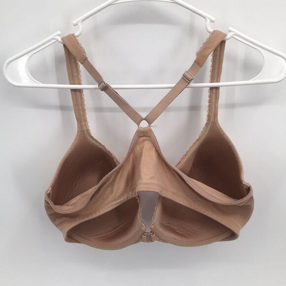 Victoria's Secret Beige Tan Body by Victoria Racerback Demi Front Close 38DD - Picture 3 of 6
